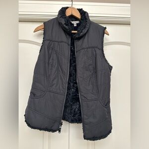 CAbi Black Quilted Vest